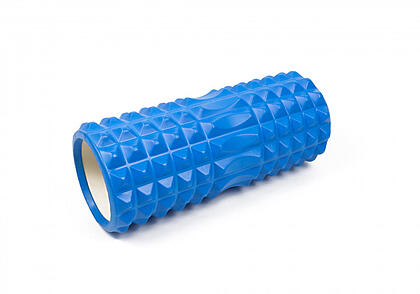 Масажний ролик EasyFit Grid Roller 33 см v.1.2 Синій