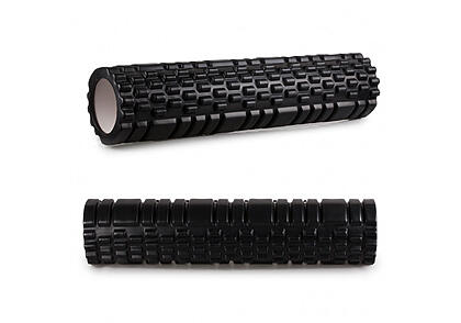 Масажний ролер EasyFit Grid Roller 60 см v.3.1 чорний