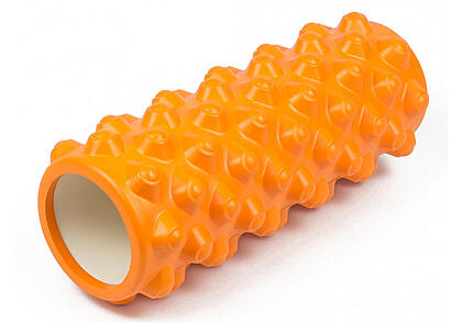 Масажний ролик EasyFit Grid Roller Extreme 33 см Помаранчевий