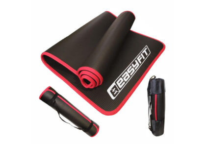 Килимок для йоги та фітнесу EasyFit Flex Pro з червоним кантом