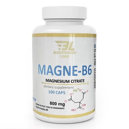 Магній B6 800 мг, Bodyperson Labs - 100 капсул