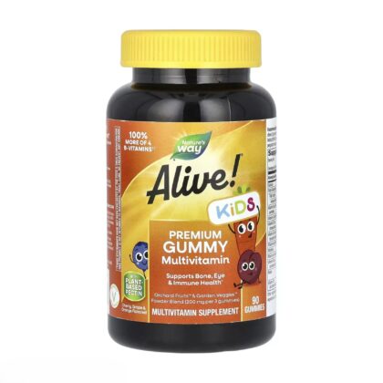 Мультивітаміни для дітей, Nature's Way Alive! - 90 жувальних мармеладок