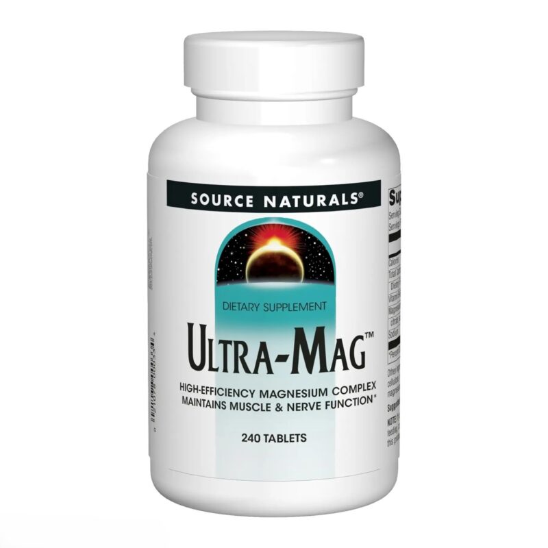 Ультра Маг Комплекс магнію, Source Naturals – 240 пігулок