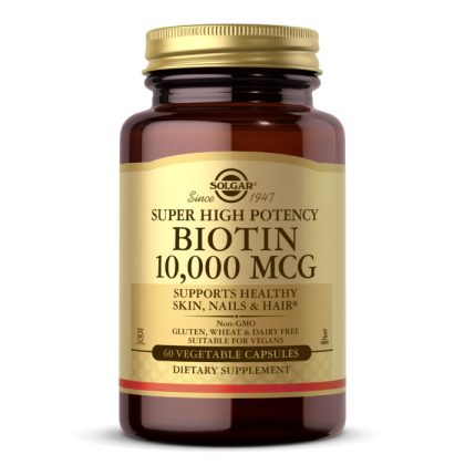 Биотин 10 000 мкг, Солгар - 60 капсул