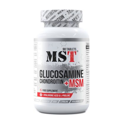 Глюкозамин с хондроитином и MSM, MST Sport Nutrition - 90 таблеток